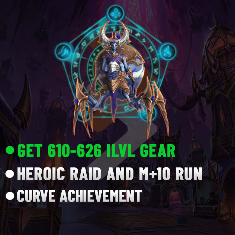 WoW Nerub’ar Palace Heroic and Mythic+ Bundle 